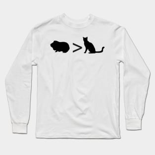 Guinea Pigs are Better than Cats Long Sleeve T-Shirt